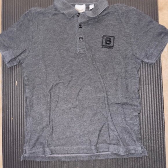 Burberry Grey Polo - Size Small - Picture 2 of 4
